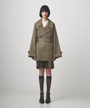 画像をギャラリービューアに読み込む, BELTED SHORT TRENCH