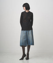 画像をギャラリービューアに読み込む, SHEER VELOUR SKIN HENLEY