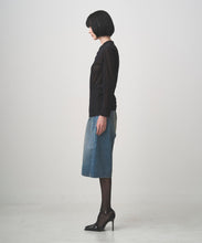 画像をギャラリービューアに読み込む, SHEER VELOUR SKIN HENLEY