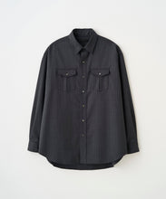 画像をギャラリービューアに読み込む, PINSTRIPE WESTERN SHIRT