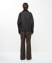 Load image into Gallery viewer, CHECK RAGLAN BOMBER JACKET