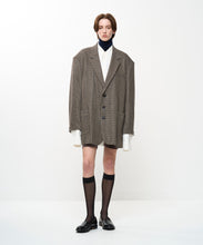 Load image into Gallery viewer, OVERSIZED CHECK JACKET