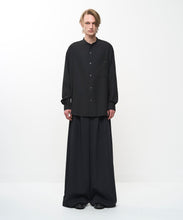 画像をギャラリービューアに読み込む, COLLARLESS DRAPED SHIRT