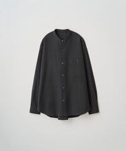 画像をギャラリービューアに読み込む, COLLARLESS FLANNEL SHIRT