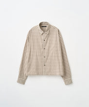 画像をギャラリービューアに読み込む, WASHED MINI CHECK CROPPED SHIRT