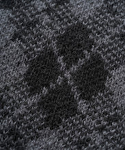 画像をギャラリービューアに読み込む, COLLARED ARGYLE CARDIGAN