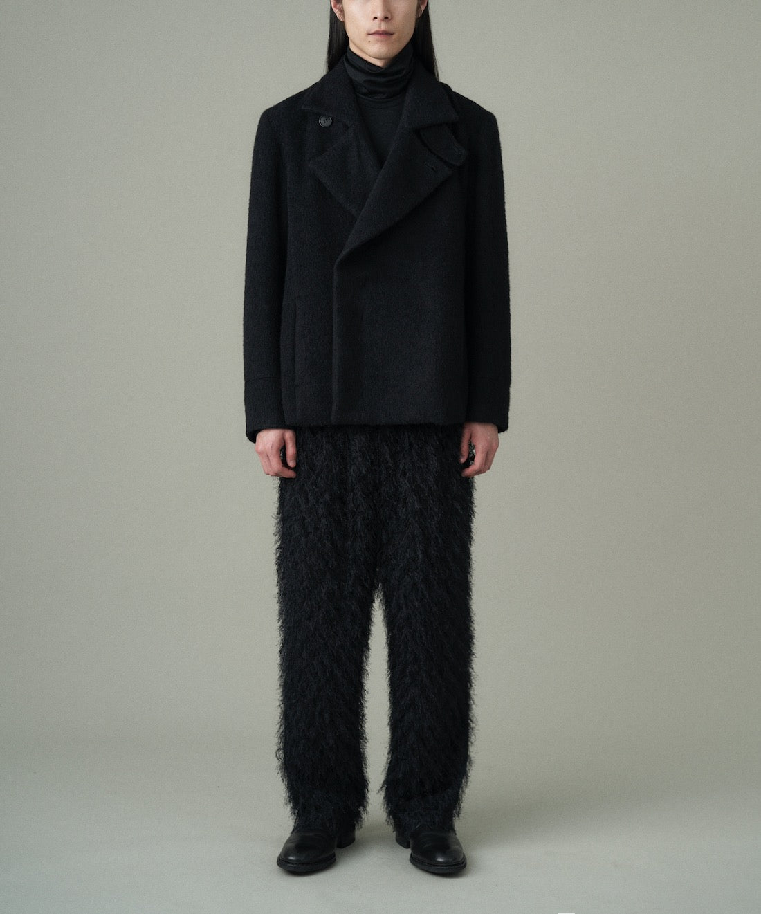 SHAGGY SHORT P-COAT – Juha