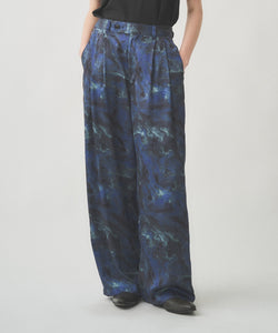 ABSTRACT WIDE EASY PANTS