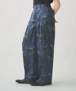 ABSTRACT WIDE EASY PANTS