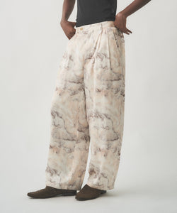 ABSTRACT WIDE EASY PANTS