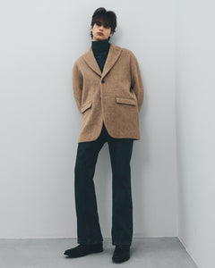 MOHAIR SHAGGY LONG JACKET