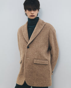 MOHAIR SHAGGY LONG JACKET