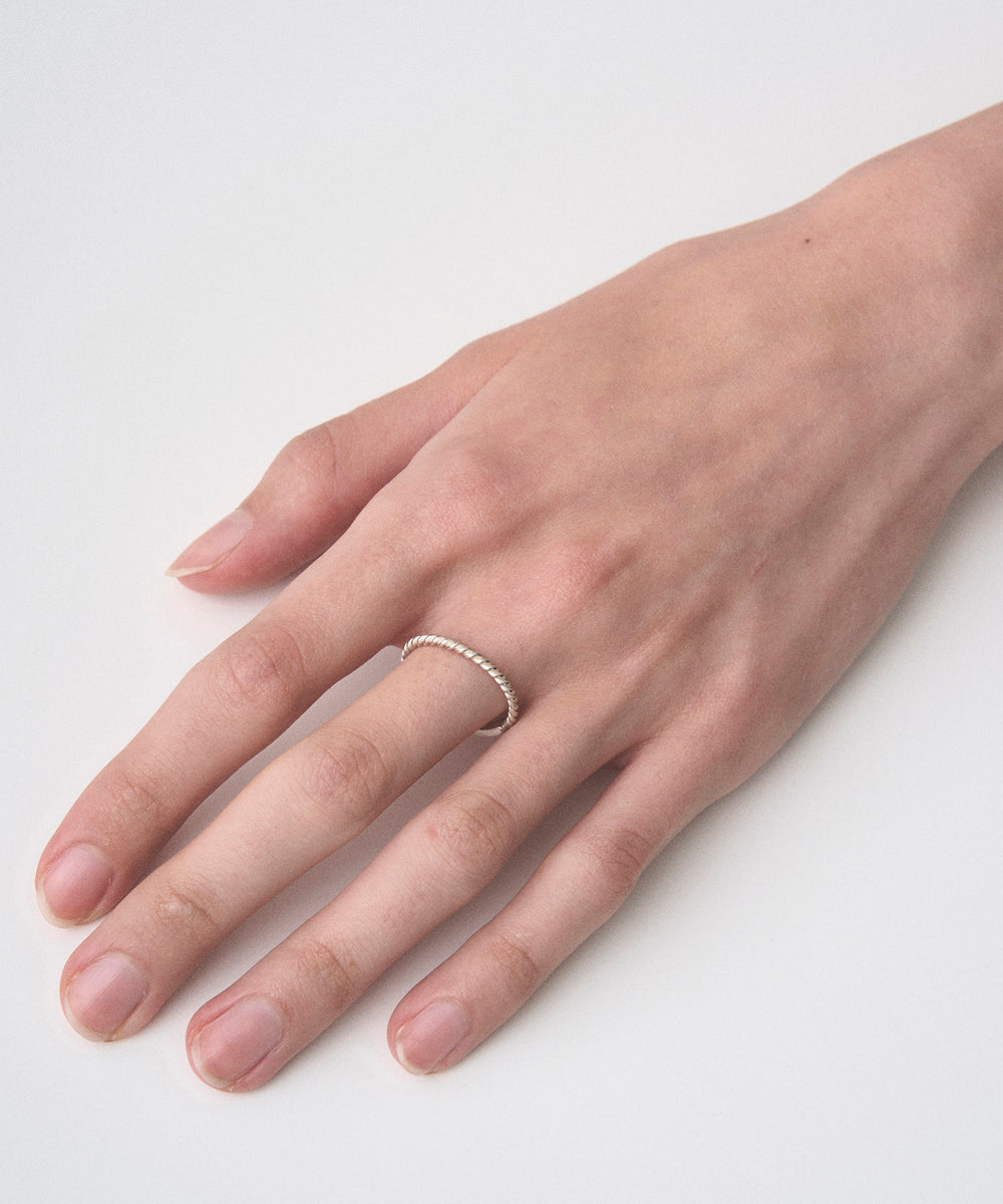 RING - TWIST - SILVER – Juha