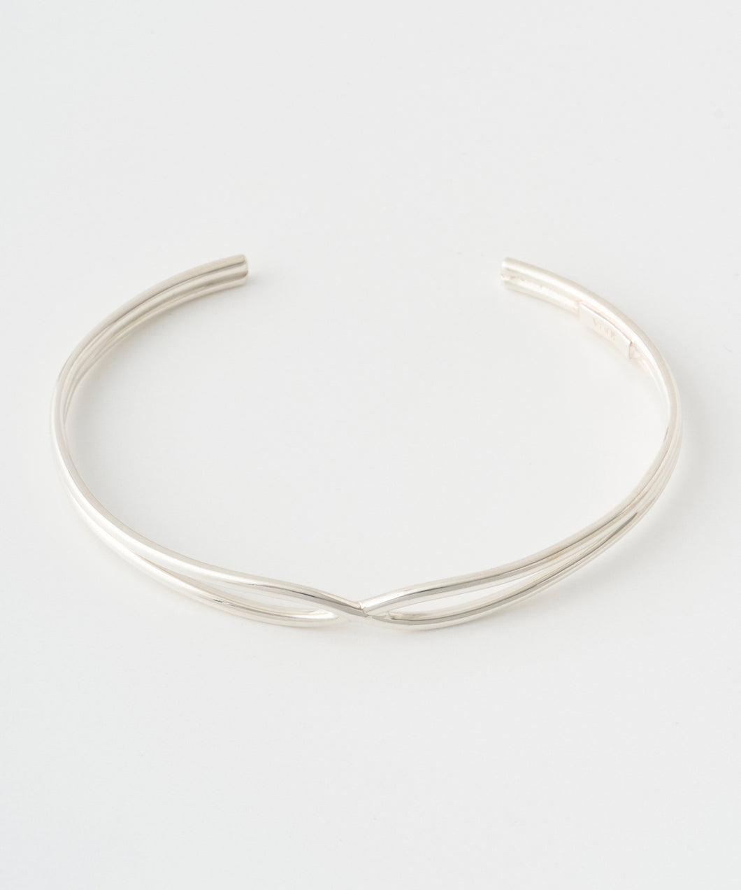 BANGLE - CROSS - SILVER