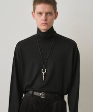 画像をギャラリービューアに読み込む, BRAIDED LEATHER NECK RING
