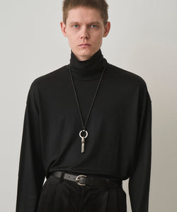 BRAIDED LEATHER NECK RING