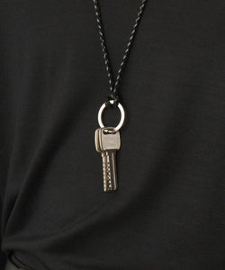 BRAIDED LEATHER NECK RING