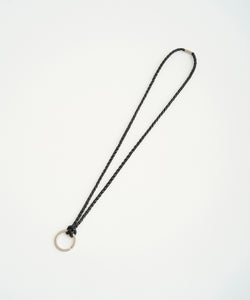 BRAIDED LEATHER NECK RING