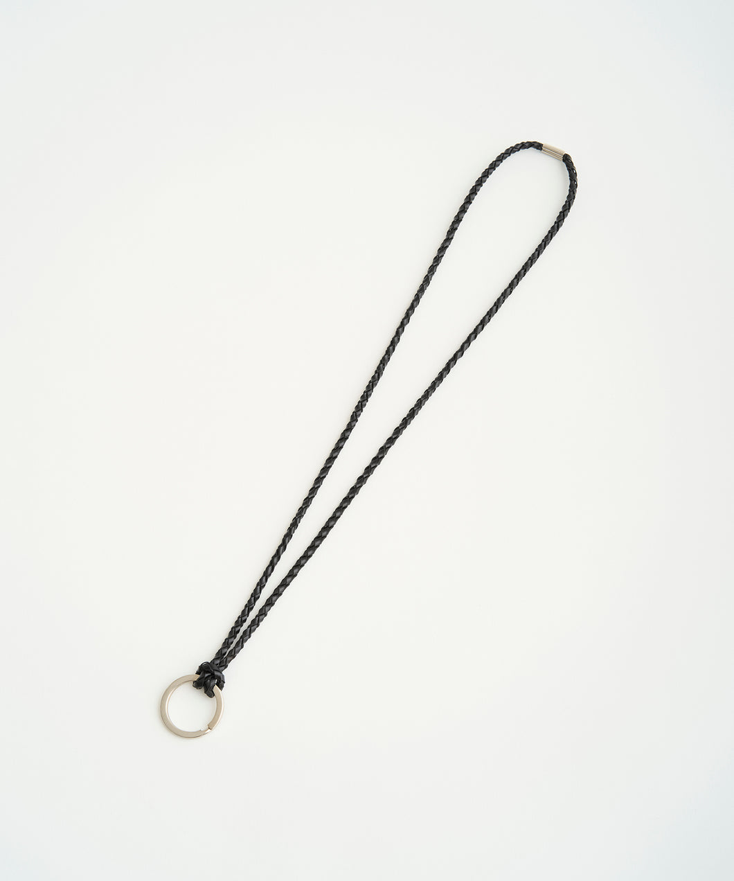 BRAIDED LEATHER NECK RING