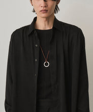 画像をギャラリービューアに読み込む, BRAIDED LEATHER NECK RING
