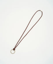 画像をギャラリービューアに読み込む, BRAIDED LEATHER NECK RING
