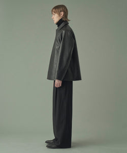 RAGLAN LEATHER CAR COAT ( NEW SPEC )