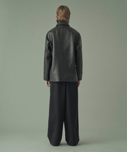 RAGLAN LEATHER CAR COAT ( NEW SPEC )