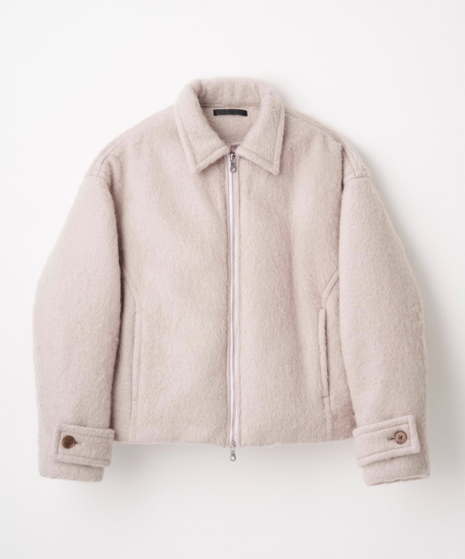 MOHAIR SHAGGY PADDED BLOUSON