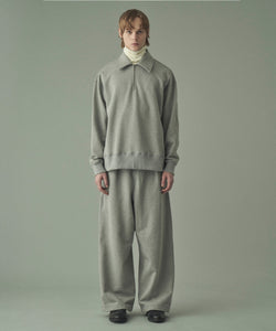FLEECE SWEAT HALF ZIP SHIRT