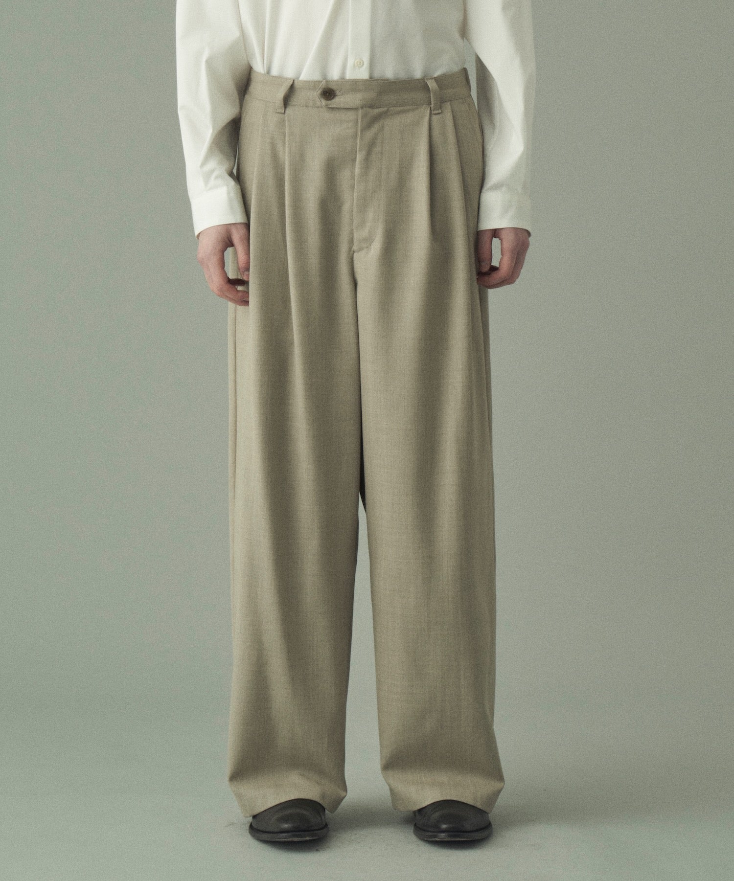 2TUCK WIDE EASY PANTS – JUHA