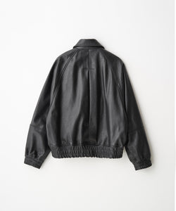 OVER SLEEVE LEATHER JACKET