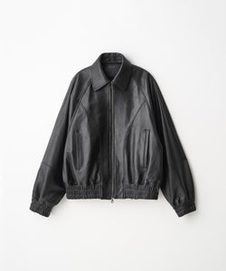 OVER SLEEVE LEATHER JACKET