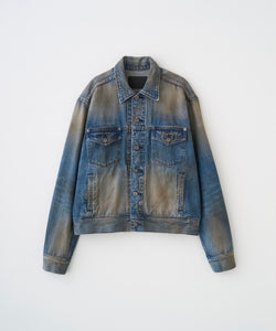 RUST SHORT DENIM JACKET