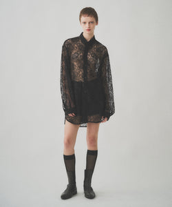 GLITTER LACE L/S SHIRT