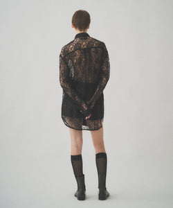 GLITTER LACE L/S SHIRT