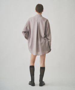 SHEER SHARKSKIN LS SHIRT