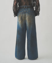 画像をギャラリービューアに読み込む, RUST WIDE DENIM PANTS
