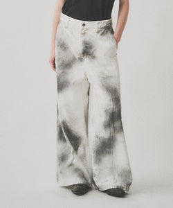 SPRAY WIDE DENIM PANTS