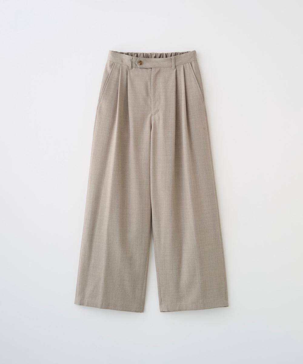 2TUCK WIDE EASY PANTS – JUHA