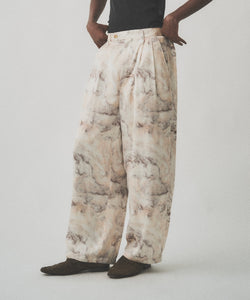 ABSTRACT WIDE EASY PANTS