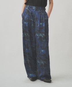 ABSTRACT WIDE EASY PANTS