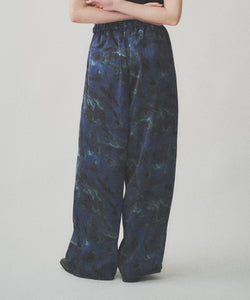 ABSTRACT WIDE EASY PANTS