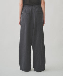 FADE WASH WIDE SWEAT PANTS