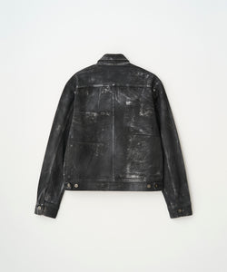 SILVER FOIL DENIM JACKET