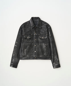 SILVER FOIL DENIM JACKET