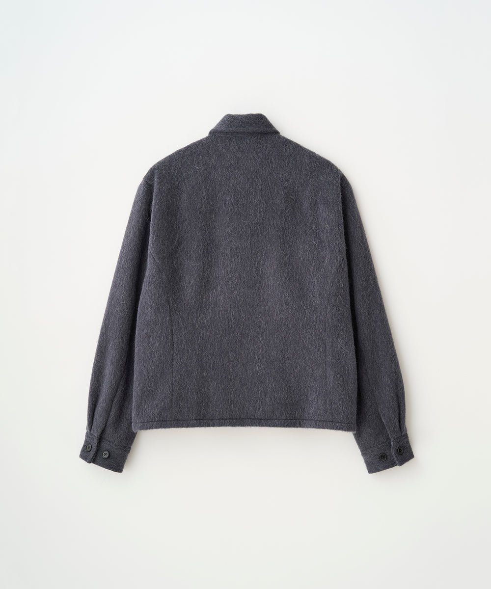 MOHAIR SHAGGY ZIP JACKET – JUHA