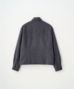MOHAIR SHAGGY ZIP JACKET