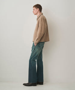 MOHAIR SHAGGY ZIP JACKET