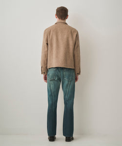 MOHAIR SHAGGY ZIP JACKET