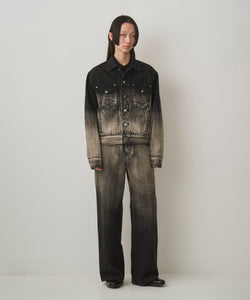GRADATION DENIM JACKET